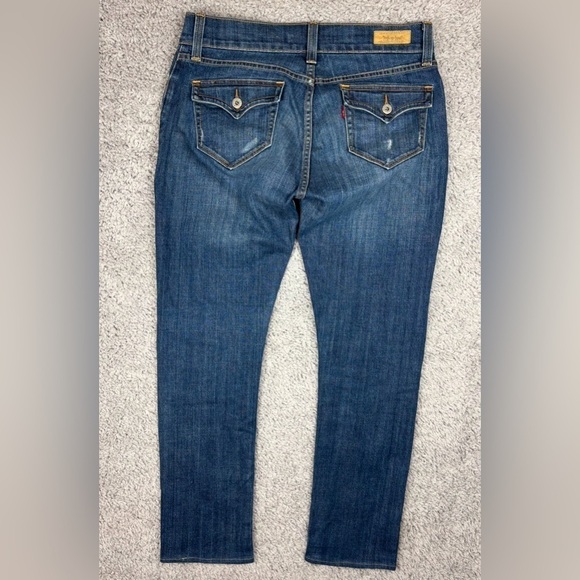 Levi's Jeans Womens 8 The Original Jean Pencil 542 Casual Hemmed Flap Pockets - Picture 5 of 6